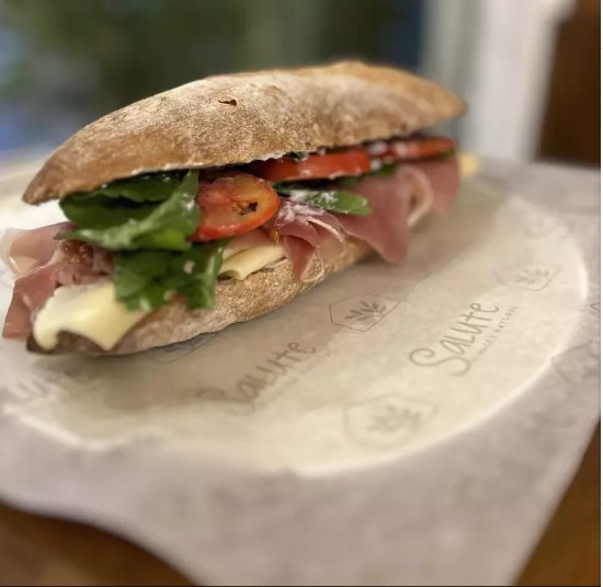 Sandwich jamón crudo