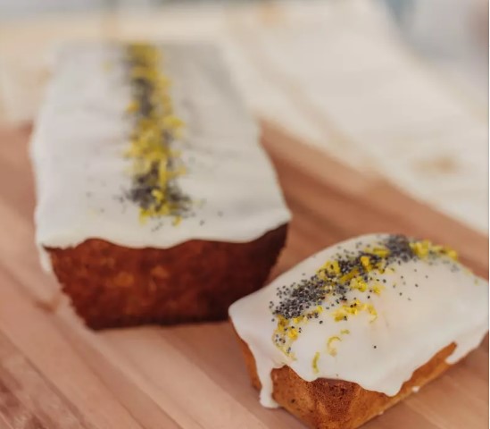 Budín de limón y amapola mini