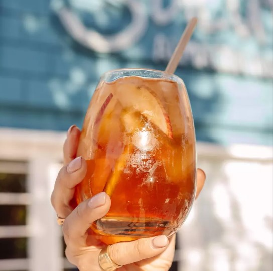 Iced tea en hebras