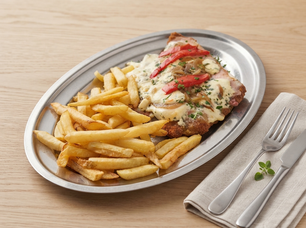 Milanesa de carne azul
