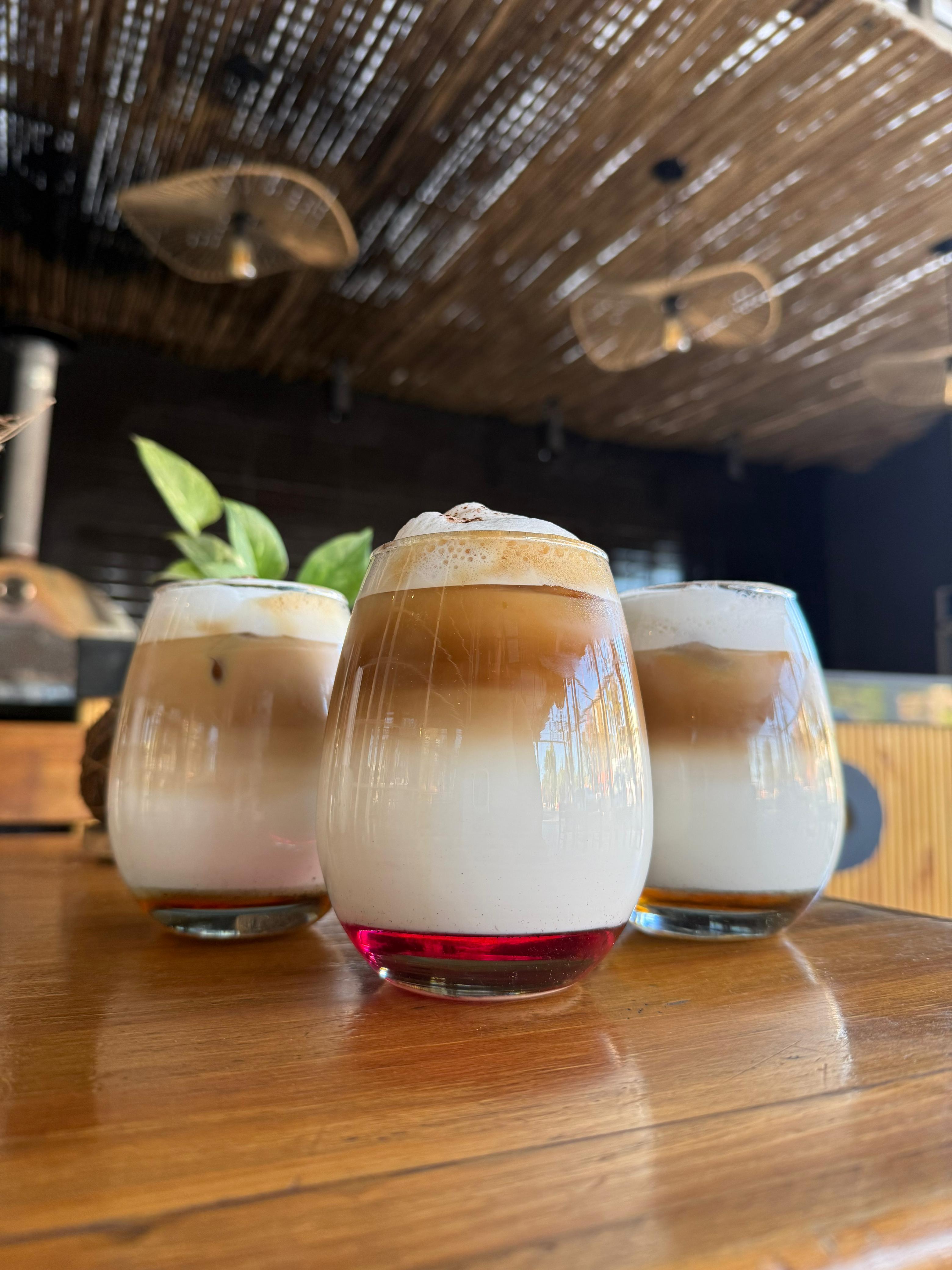 Iced latte saborizado