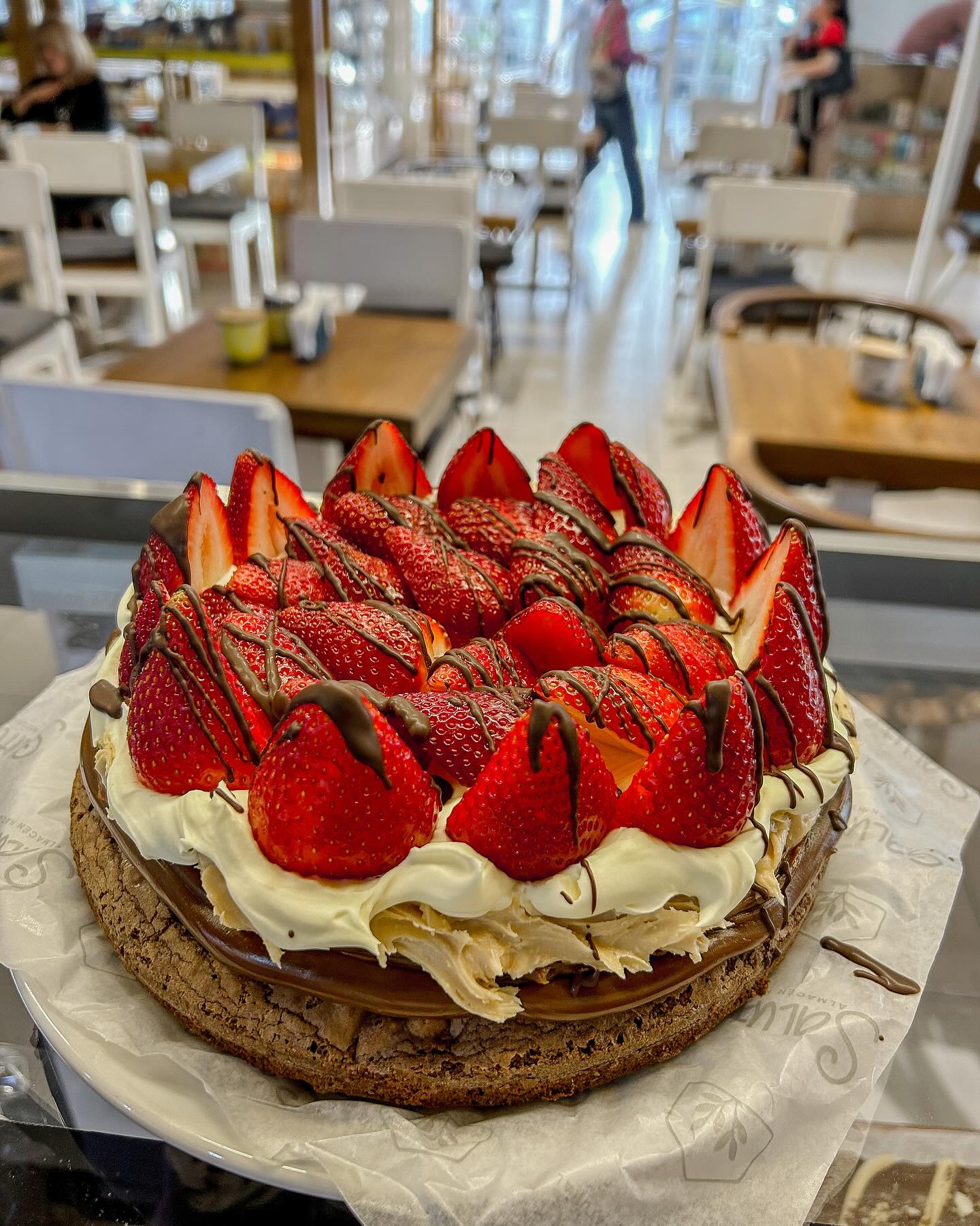 Brownie frutilla
