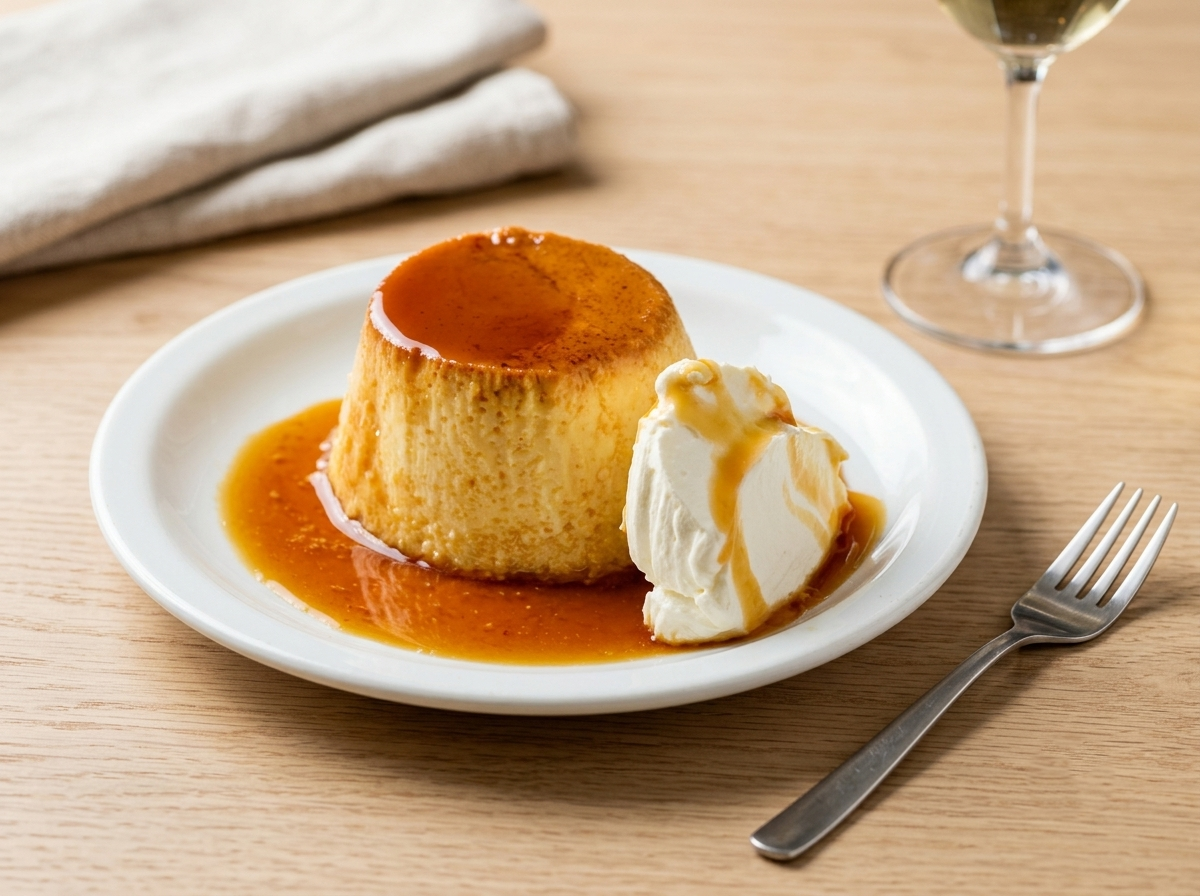 Flan o Budín de pan