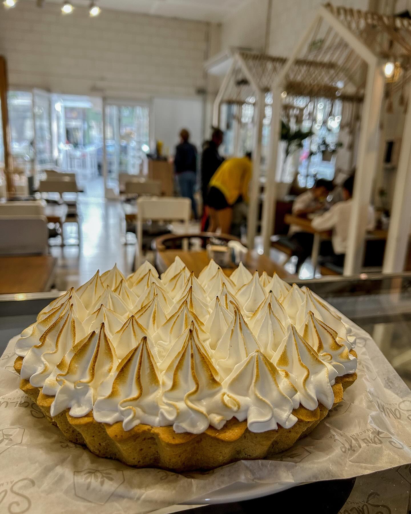 Porción lemon pie